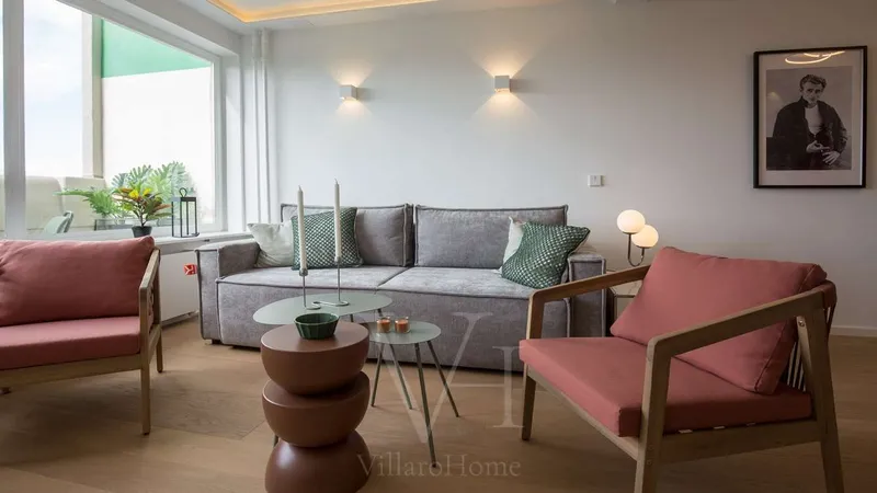 Max. 24 Monate | Hochwertig möblierte Wohnung mit Weitblick im Corbusierhaus — photo 1